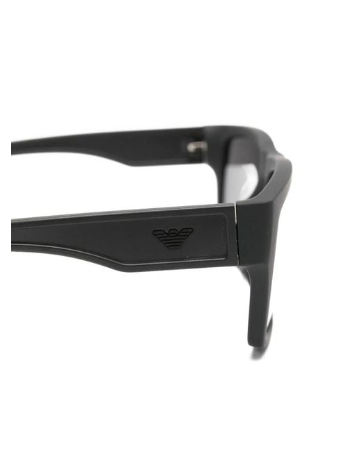 Emporio Armani Gray Acetate Sunglasses for men