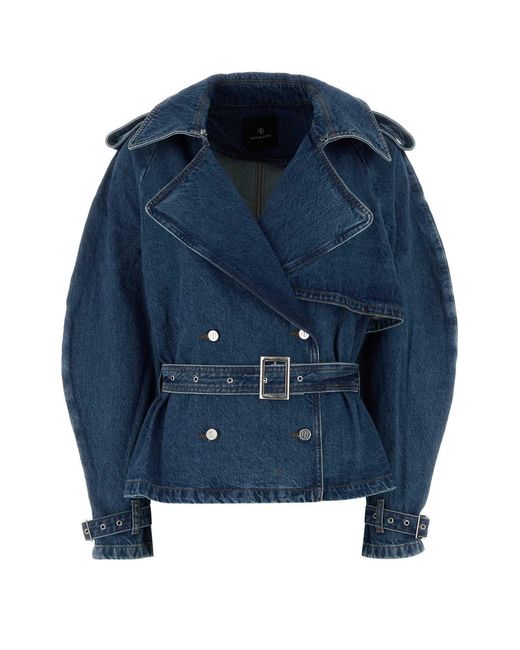 Anine Bing Blue Pascale Trench