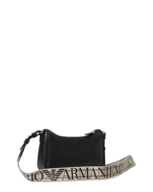 Emporio Armani Black Myea Mini Shoulder Bag
