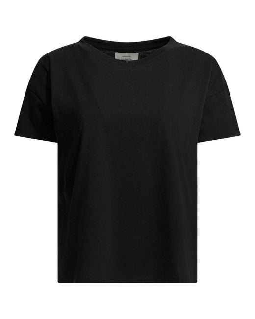 Loulou de Saison Black Cotton T-Shirt
