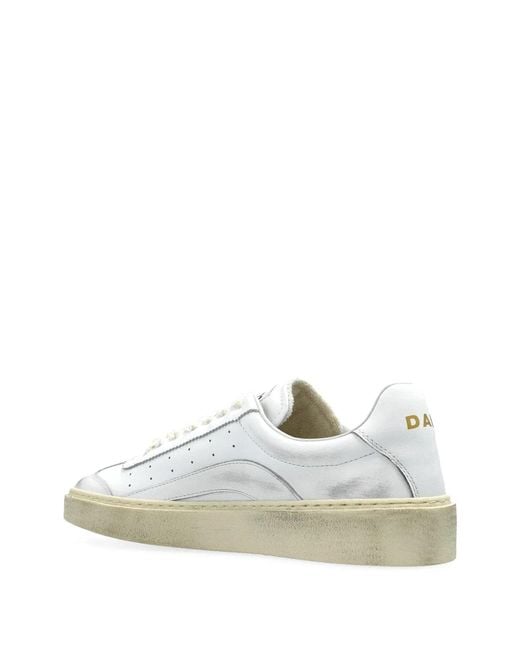 DSquared² White Leather Sneakers