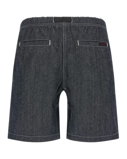 Gramicci Gray 'Japanese Chambray' Bermuda Shorts for men