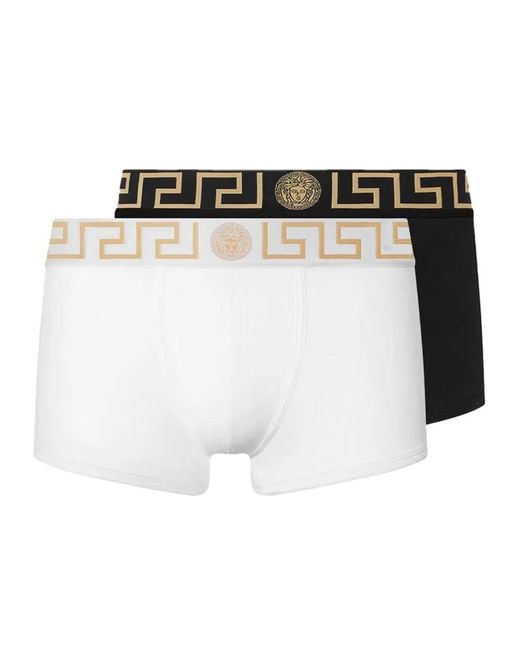 Versace White Bi-Pack Boxer for men