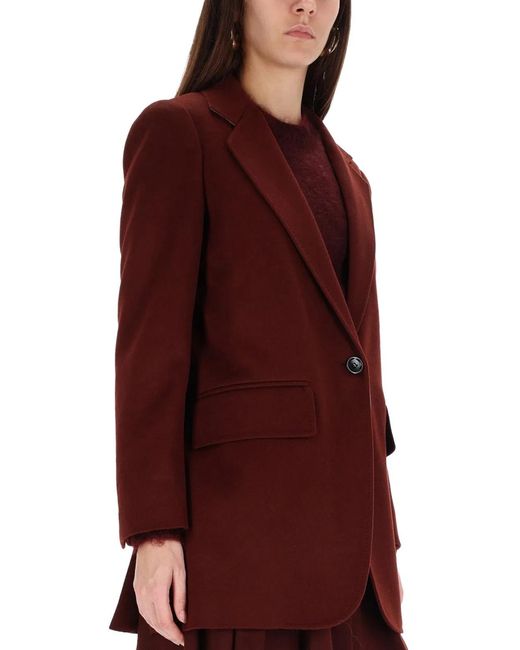 Max Mara Red Jacket Ariccia