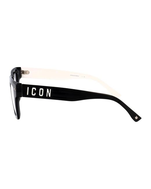 DSquared² Black Injectate Glasses for men