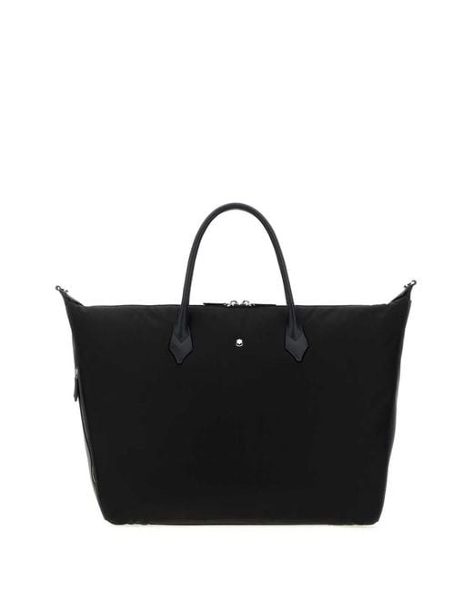 Montblanc Black Nylon Weekender 43 for men