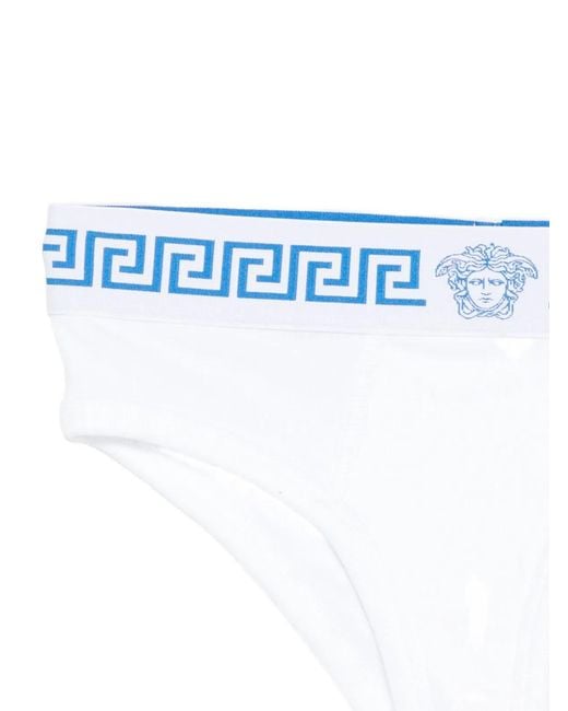 Versace Blue Cotton Briefs