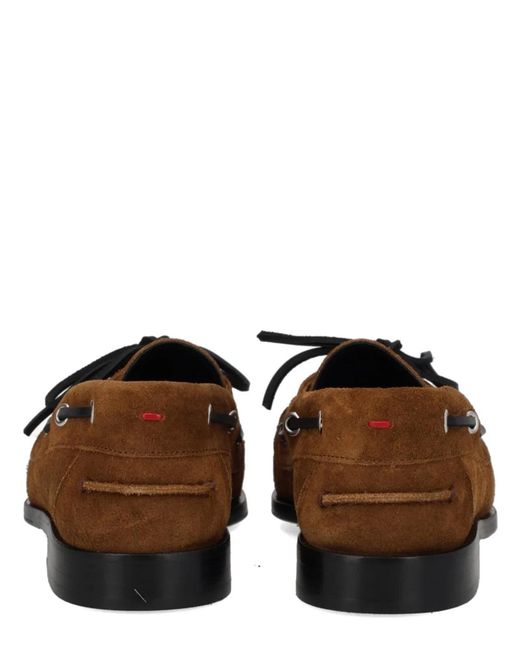 Aeyde Brown Harris Suede Loafer