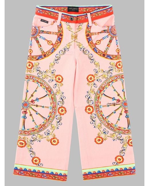 Dolce & Gabbana Pink Dolce & Gabbana Pantalone 5 Tasche