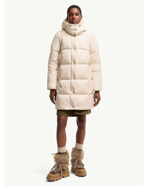 Moncler Natural Litte Square Down Jacket
