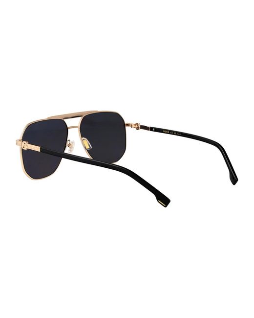 Boss Black_ Stainless Steel Sunglasses