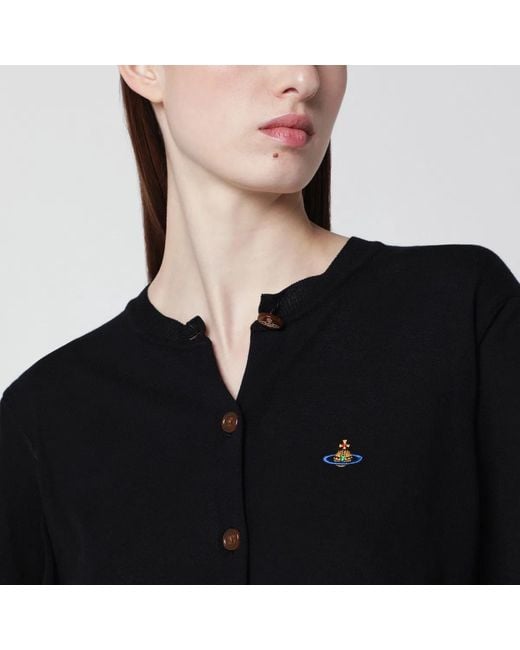 Vivienne Westwood Black Cotton Cardigan