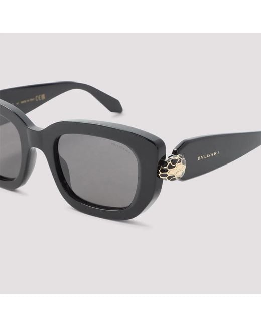 BVLGARI Black Serpenti Forever Rectangular Sunglasses