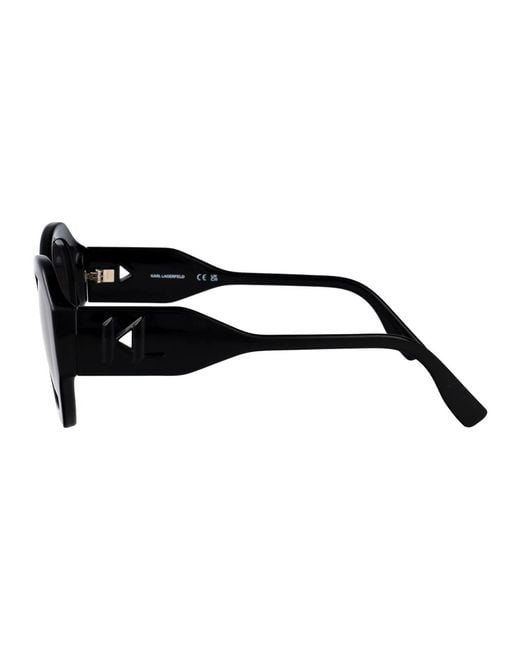 Karl Lagerfeld Black Acetate Sunglasses