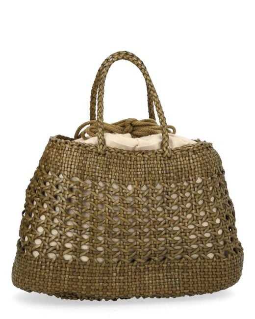 Dragon Diffusion Metallic Leather Shoulder Bag