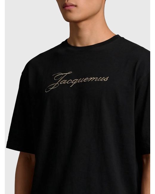 Jacquemus Black T-Shirt for men