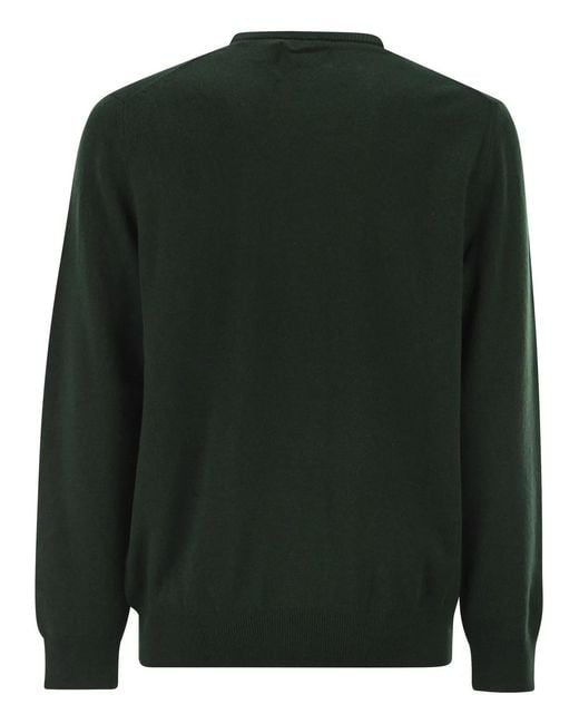Polo Ralph Lauren Green Wool Crew Neck Jumper for men