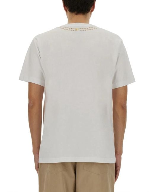 Moschino Gray "Breakfast" T-Shirt for men
