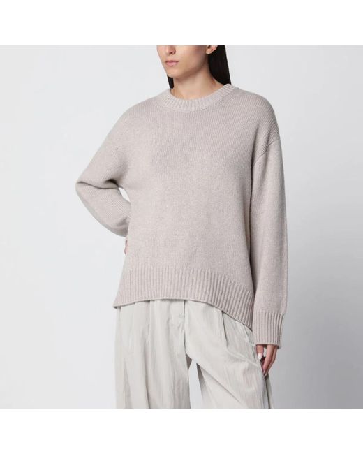 Lisa Yang Gray Noor Crewneck Sweater