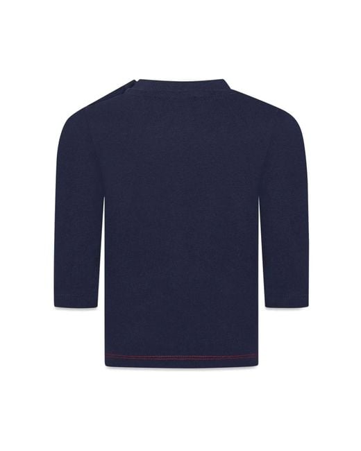 Boss Blue Long Sleeve Tee Shirt