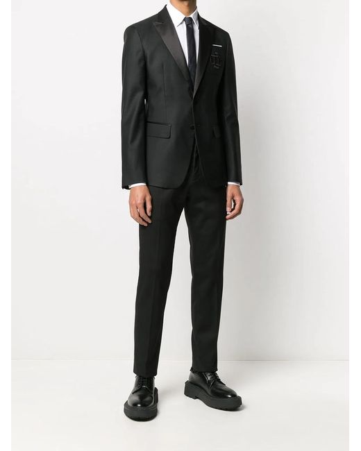 DSquared² Black Logo Esmoquin for men