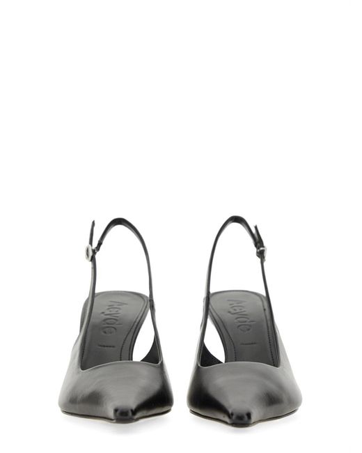 Aeyde Black Pump Slingback "Fernanda"