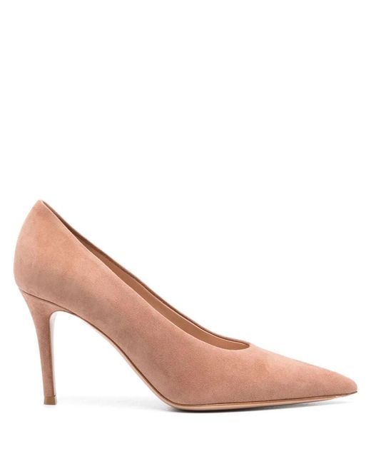 Gianvito Rossi Pink Shoes Camoscio