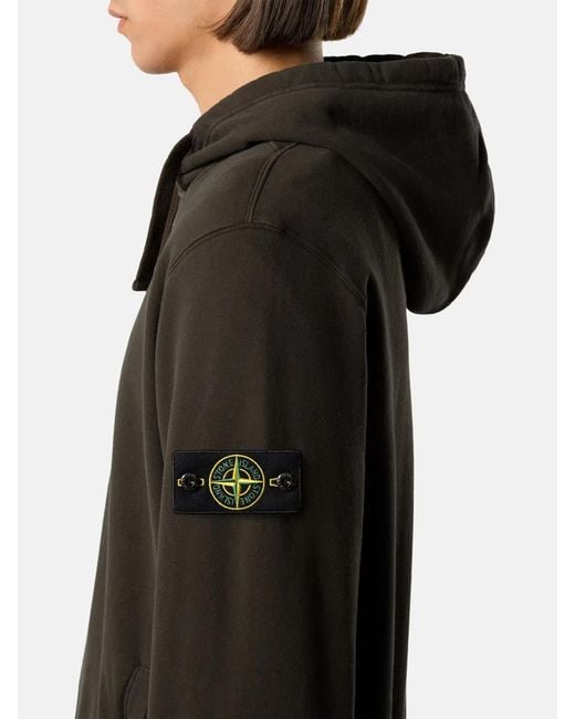Stone Island Gray Crewneck Sweatshirt for men