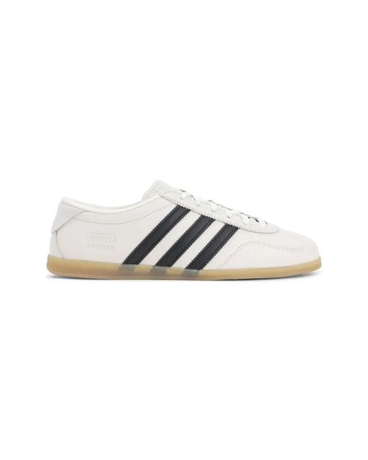 Adidas Originals White Gazelle Lo Pro Leather Sneakers