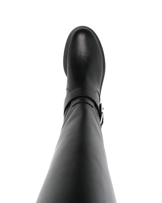 Gianvito Rossi Black Shoes Vitello Glove