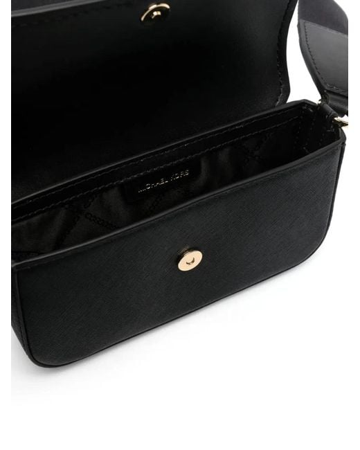 Michael Kors Black Greenwich Sling Crossbody Bag