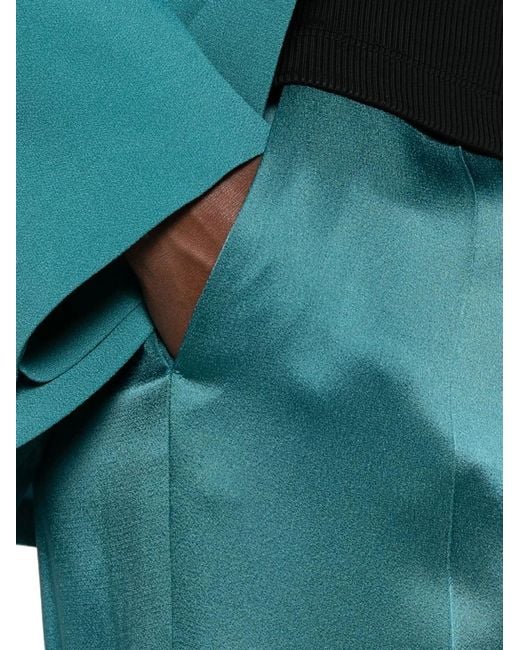 Forte_forte Blue High-Waisted Trousers