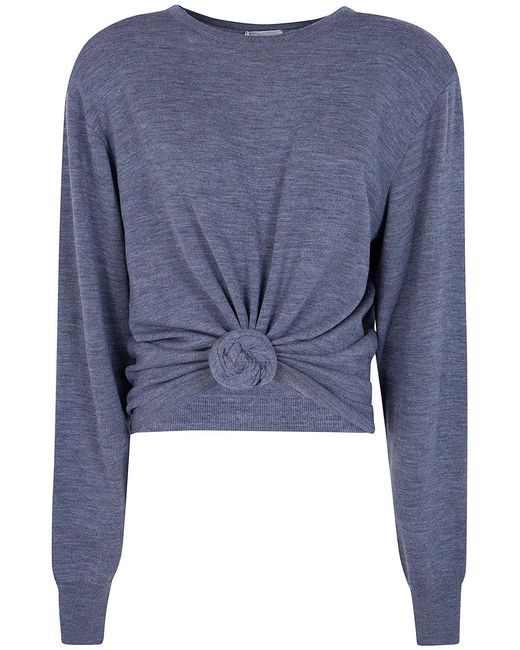 Magda Butrym Blue Knitwear Longsleeve