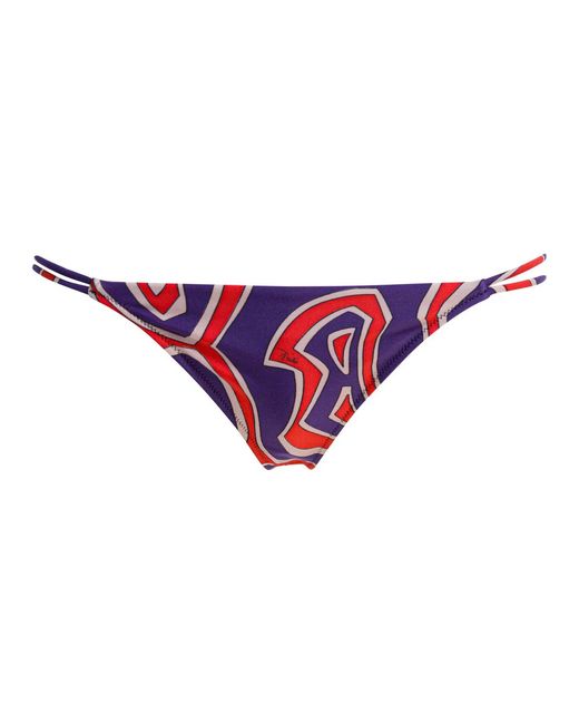 Emilio Pucci Red "Labirinto" Bikini Briefs