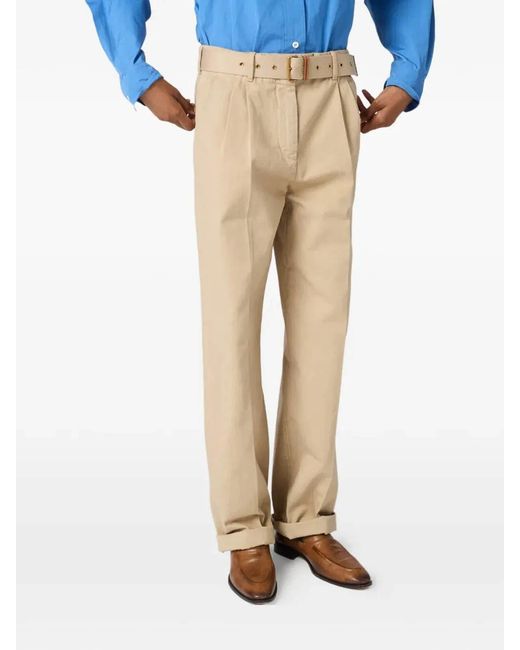 Miu Miu Natural Gabardine Pants
