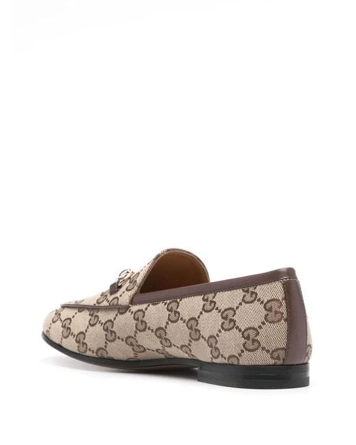 Gucci Gray Jordan Gg Motif Loafers