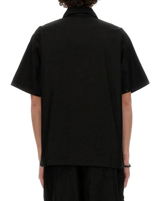 Needles Black Cotton Shirt for men