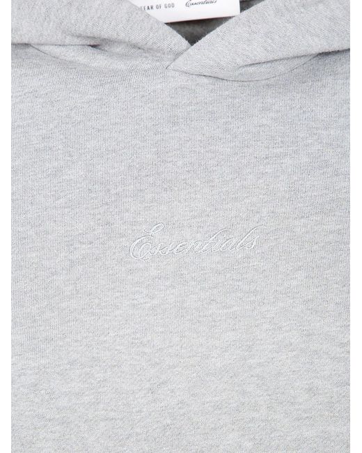 Fear Of God Gray "Signature Classic" Hoodie