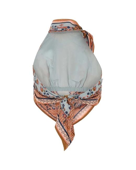 Zimmermann Multicolor Aster Scarf Bodice