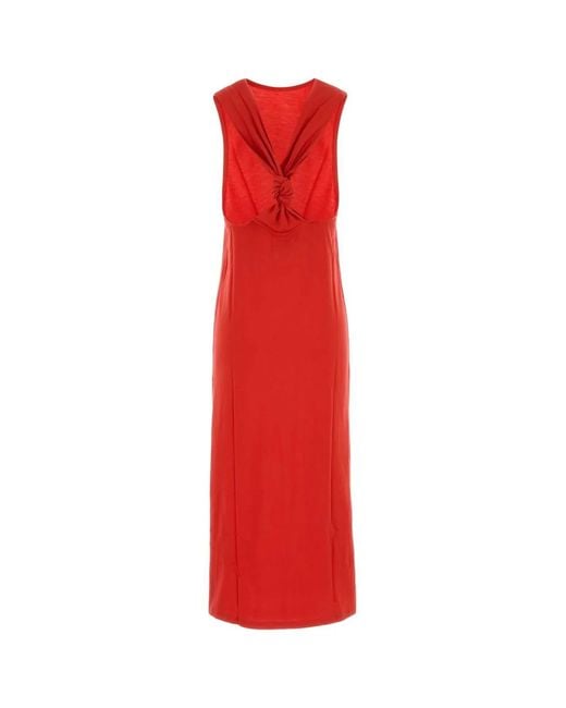 Loulou de Saison Red Backless Dress
