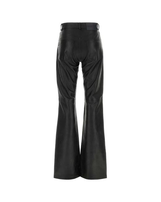 Haikure Black Flora Silky Leather