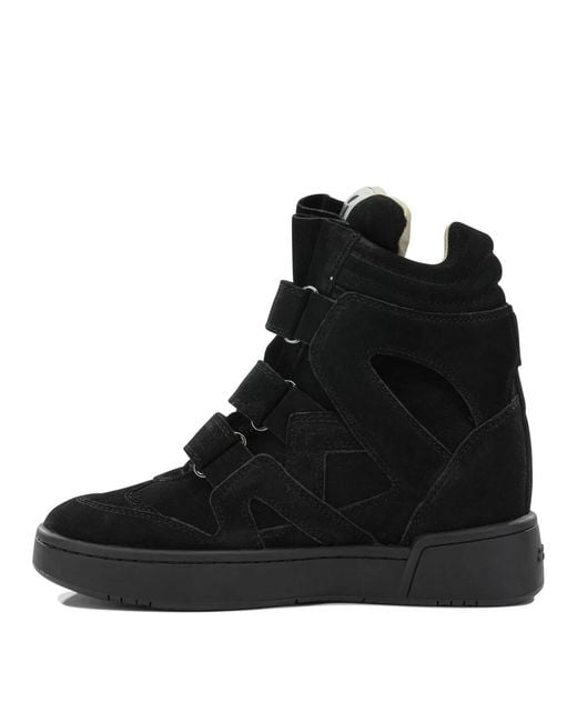 Isabel Marant Black "Im3" High Sneakers