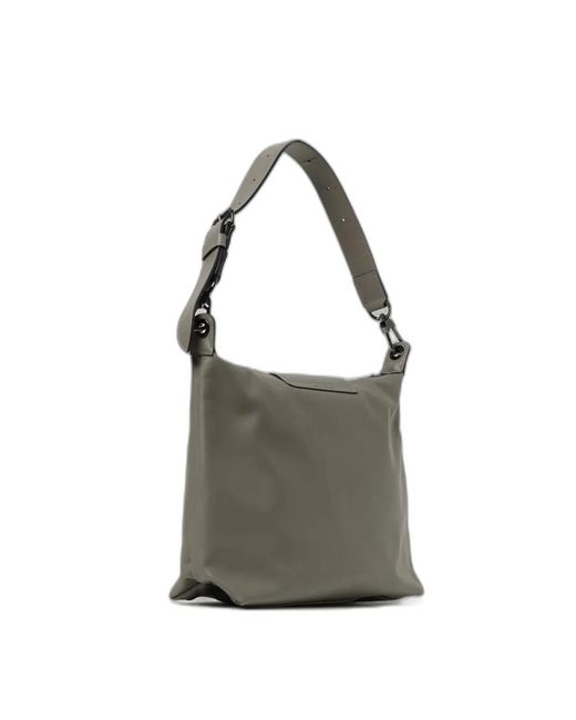 Longchamp Gray Borsa A Spalla Le Pliage Xtra Medium