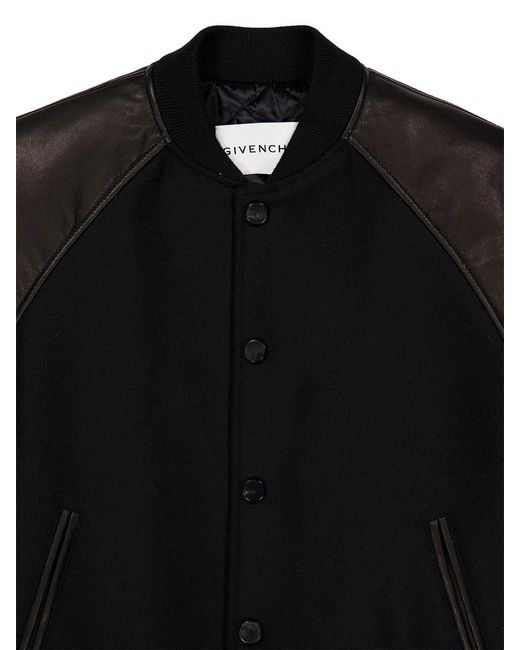 Givenchy Black Mix Material Jacket For for men