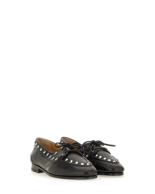 Bally Black Moccasin Plume