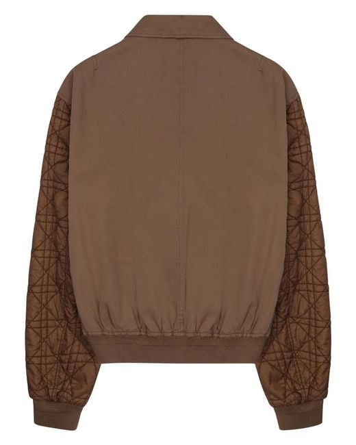 Dior Brown Giacca Con Logo for men