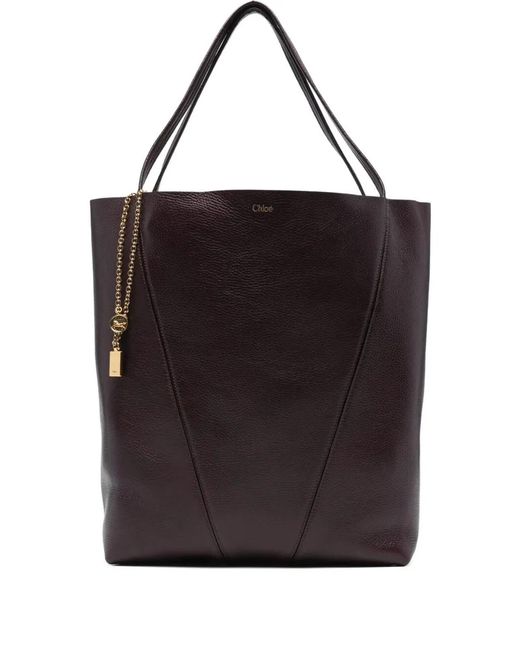 Chloé Black Spin" Tote Bag