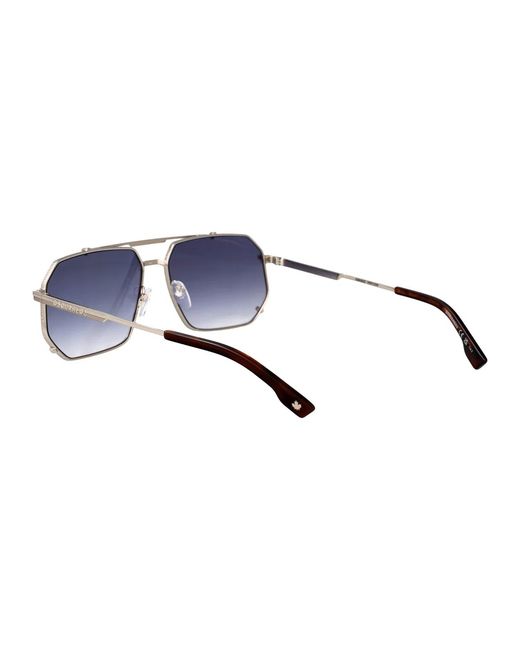 DSquared² Blue Metal Sunglasses for men