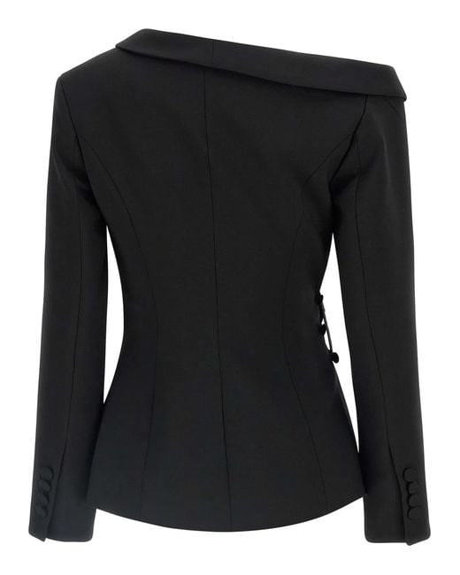 GIUSEPPE DI MORABITO Black Asymmetrical Blazer