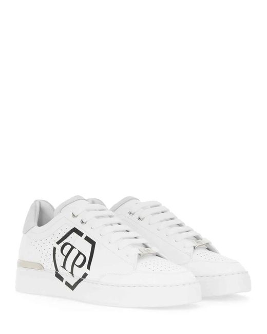 Philipp Plein White Sneaker With Logo for men
